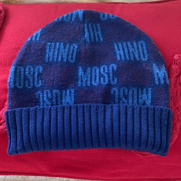 Moschino Wool Blend Logo Hat NeverUsed Made in Italy 🇮🇹